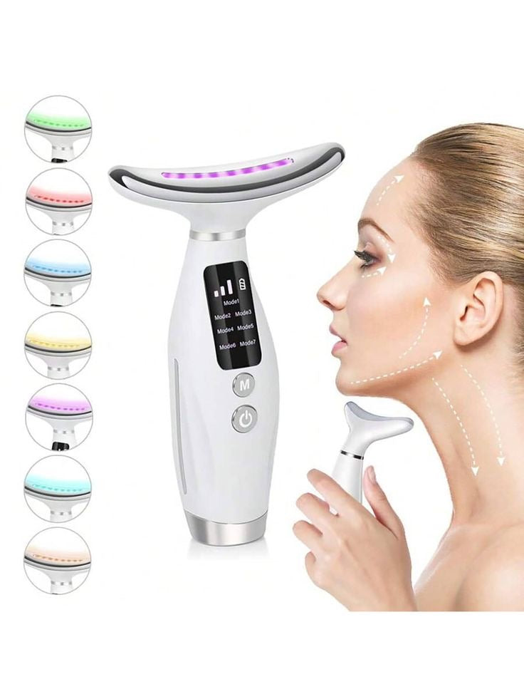 DermaLuxe™ 7-in-1 LED Light Therapy & Neck Sculpting Massage